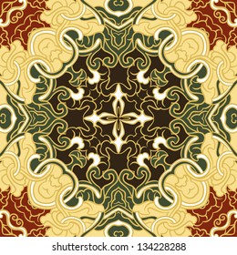 vector seamless floral pattern background