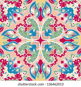 vector seamless floral pattern background