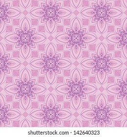vector seamless floral pattern background
