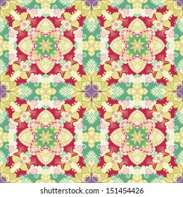 vector seamless floral pattern background 