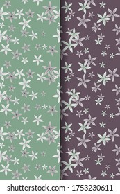 Vector Seamless Floral Pattern for Backgrounds and Textures