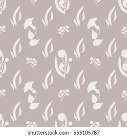 Vector seamless floral pattern. Seamless pattern can be used for wallpaper, pattern fills, web page background,surface textures.