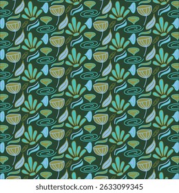 vector Seamless floral pattern design