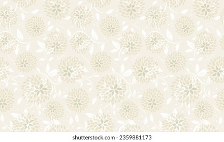 Vector Seamless Floral Pattern Illustration. Horizontally And Vertically Repeatable.