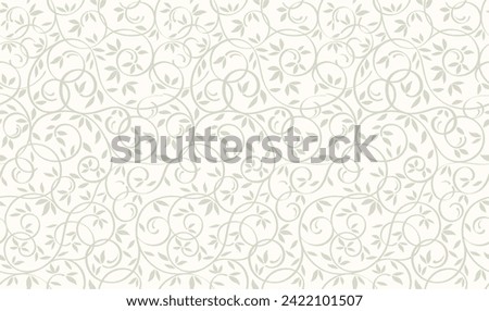 Vector Seamless Floral Pattern Illustration Horizontally And Vertically Repeatable