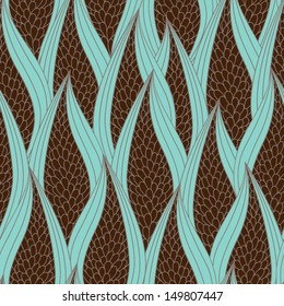 Vector seamless floral pattern. Seamless texture can be used as a background for a web page, wallpaper, fabric, pattern fills.