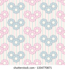 vector seamless floral patterns for baby design