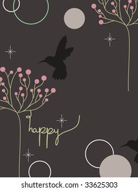 vector seamless floral wallpaper design