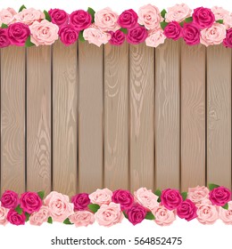 Vector Seamless Flower Frame