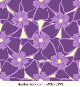 Vector seamless flower pattern background