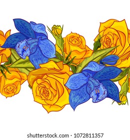 vector seamless flower pattern for cards, textiles, backgrounds
