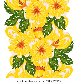 vector seamless flower pattern for cards, textiles, backgrounds