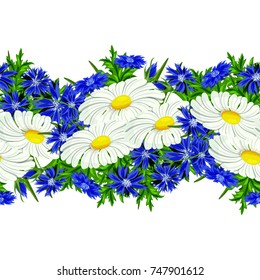 vector seamless flower pattern for cards, textiles, backgrounds