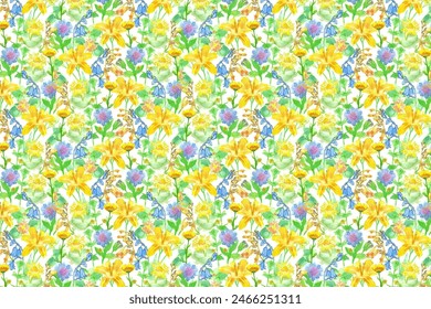 vector seamless flower pattern ,high quality design for all print