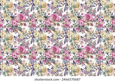 vector seamless flower pattern ,high quality design for all print.