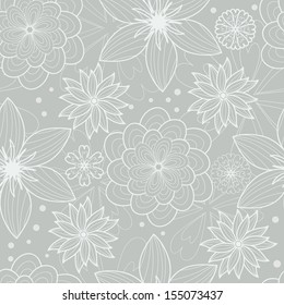 vector seamless flower pattern for wallpaper,textile, origami paper or other your design