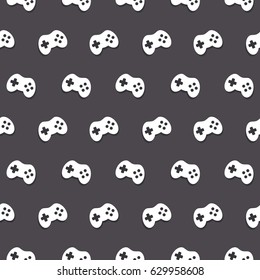 Vector Seamless Game Controller Pattern,Abstract Background