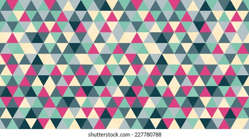 vector seamless geometric abstract triangle pattern background