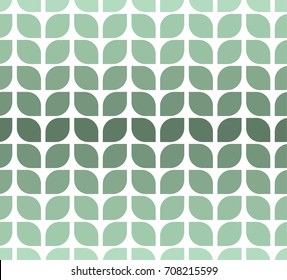 Vector Seamless Pattern. Repeating Geometric Background. Abstract Leaf Texture.