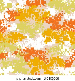 vector seamless geometric cubist bright camouflage print