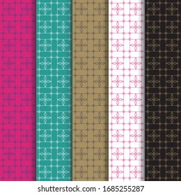 Vector seamless geometric design pattern. Background.