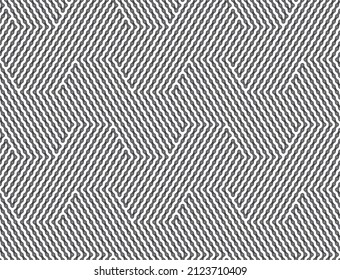 Vector seamless geometric grid texture realistic chain. Isolated on white background.