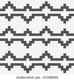vector seamless geometric ikat black gray background