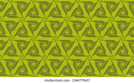 Vector Seamless geometric illustration. Modern pattern in triangles style. For modern interior design, fashion print