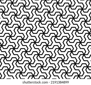Vector seamless with geometric Japanese pattern 