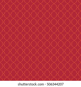 Vector seamless geometric line pattern. Abstract background