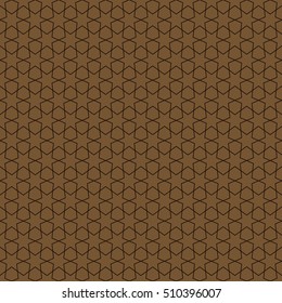 Vector seamless geometric line pattern. Abstract background