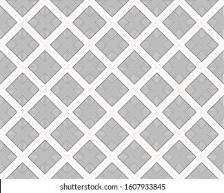 Vector seamless geometric line squares texture wall.