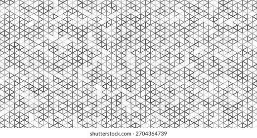 Vector sin fisuras geométrico bajo patrón triangular de polietileno. Textura de rejilla isométrica.
