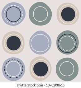 Vector seamless geometric pattern