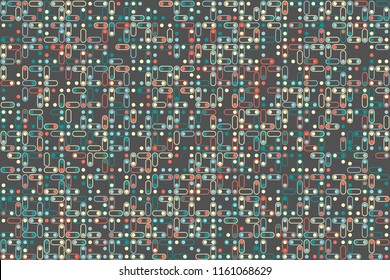 Vector seamless geometric pattern