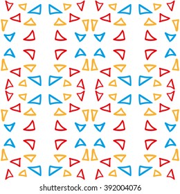 Vector seamless geometric pattern