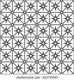 Vector seamless geometric pattern