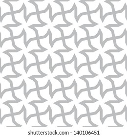 Vector seamless geometric pattern - abstract silhouette gray modern repeating ornament
