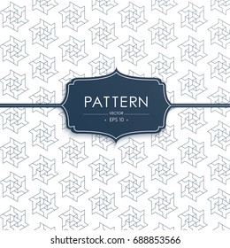 Vector Seamless geometric Pattern Abstract Background