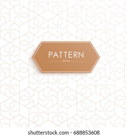 Vector Seamless geometric Pattern Abstract Background