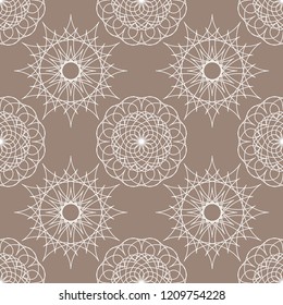 Vector seamless geometric pattern, background for design.