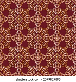 Vector seamless geometric pattern, background for design.