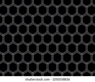 Vector seamless geometric pattern. Classic Chinese ancient ornament adapted to modern trends. Fully editable linear background with clipping mask, you can change thickness of lines, color, composition
