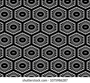 Vector seamless geometric pattern. Classic Chinese ancient ornament adapted to modern trends. Fully editable linear background with clipping mask, you can change thickness of lines, color, composition