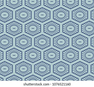 Vector seamless geometric pattern. Classic Chinese ancient ornament adapted to modern trends. Fully editable linear background with clipping mask, you can change thickness of lines, color, composition