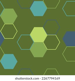 Vector seamless geometric pattern with colorful pastel watercolor polygons on white. Abstract background.