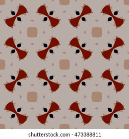 Vector seamless geometric pattern, ethnic pattern vector, abstract geometric pattern for wedding invitation or greeting card. Stock vector