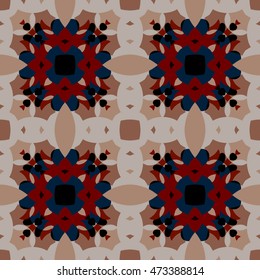 Vector seamless geometric pattern, ethnic pattern vector, abstract geometric pattern for wedding invitation or greeting card. Stock vector
