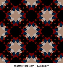 Vector seamless geometric pattern, ethnic pattern vector, abstract geometric pattern for wedding invitation or greeting card. Stock vector