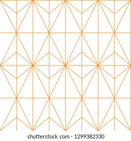 Vector seamless geometric pattern. Gold linear pattern. Wallpapers for your design.